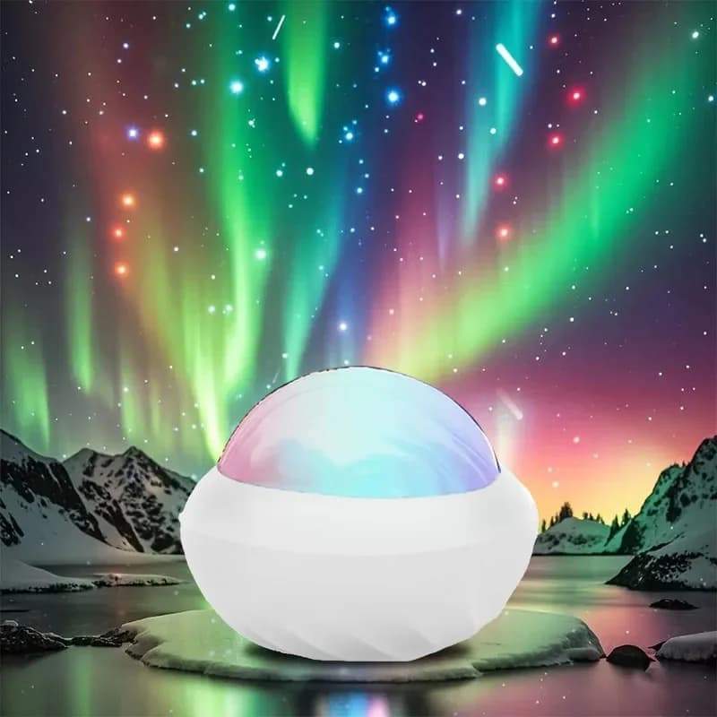USB нощна лампа прожектор Aurora, многоцветна